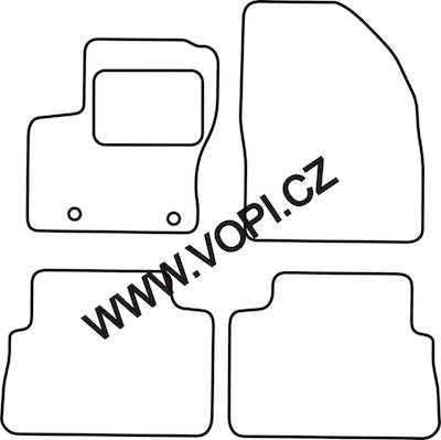 Autokoberce Ford Focus C-max 2008 - 10/2010 Carfit (1458)